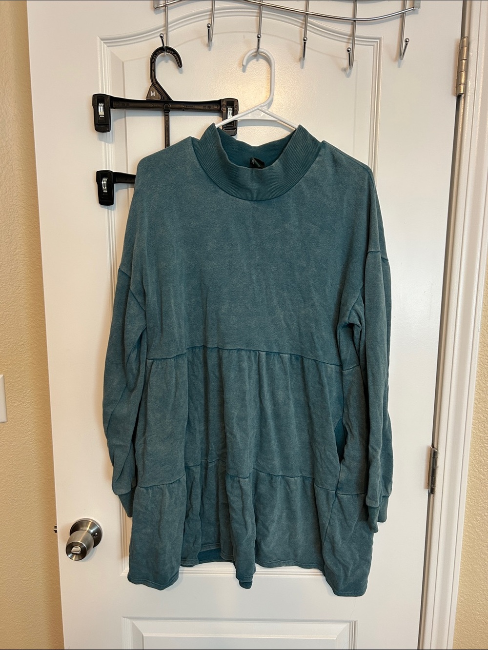 wild fable Teal Long Sleeve Tiered Tunic